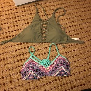Xs & small hollister bikini tops